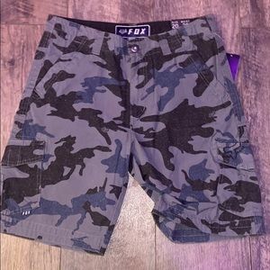 Camo Fox shorts